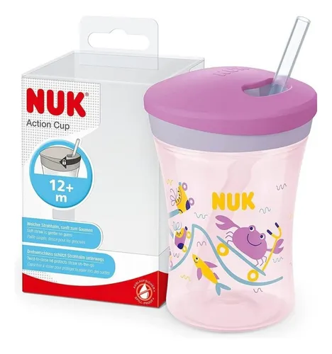 NUK VASO CON SORBETE ACTION CUP 12M X230ML – Pañalera Belyan